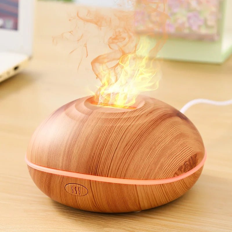 Flame Aroma Oil Humidifier - Smoothy Home