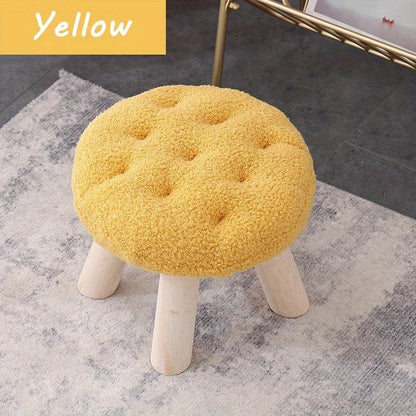Flower Stool, Footstool, Shoe Changing Stool, Sofa, Coffee Table, Low Stool, Small Round Stool, Living Room, Bedroom - Smoothy Home