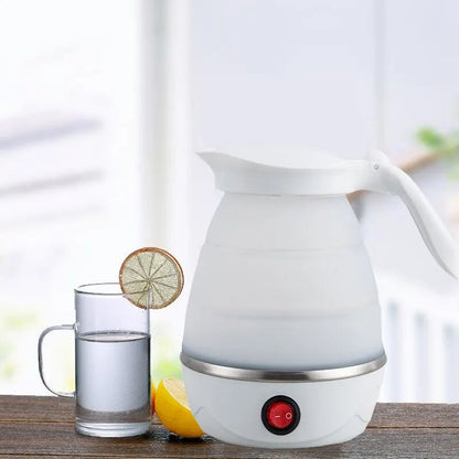 Foldable And Portable Teapot Water Heater 600ML Household Travel Electric Water Kettle 220V Kitchen Appliances Water Boiling Pot - Smoothy Home