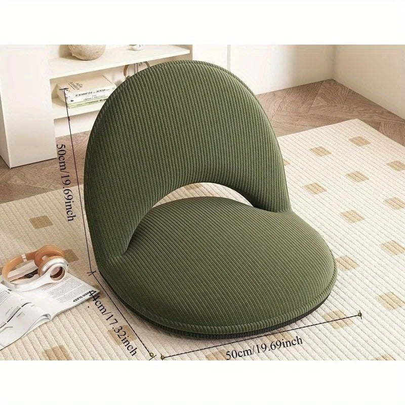 Foldable Backrest Tatami Lounger for Sitting & Sleeping, Small Space Bed for Bay Window Guest, Convertible Floor Cushion Chair - Smoothy Home