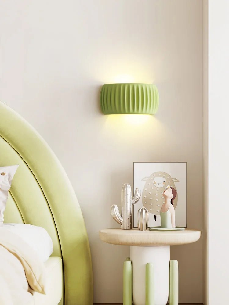 French European Wall Lamp Resin Bedroom Bedside Lamp Corridor Lamp Balcony Living Room Dining Room Simple Modern Wall Lamp - Smoothy Home