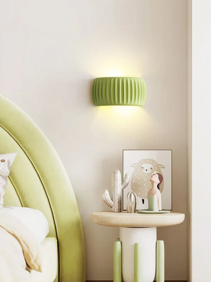 French European Wall Lamp Resin Bedroom Bedside Lamp Corridor Lamp Balcony Living Room Dining Room Simple Modern Wall Lamp - Smoothy Home