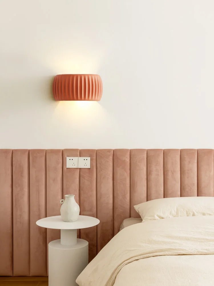 French European Wall Lamp Resin Bedroom Bedside Lamp Corridor Lamp Balcony Living Room Dining Room Simple Modern Wall Lamp - Smoothy Home