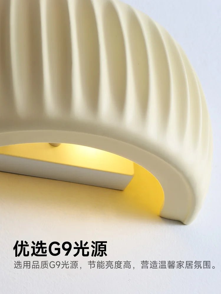French European Wall Lamp Resin Bedroom Bedside Lamp Corridor Lamp Balcony Living Room Dining Room Simple Modern Wall Lamp - Smoothy Home