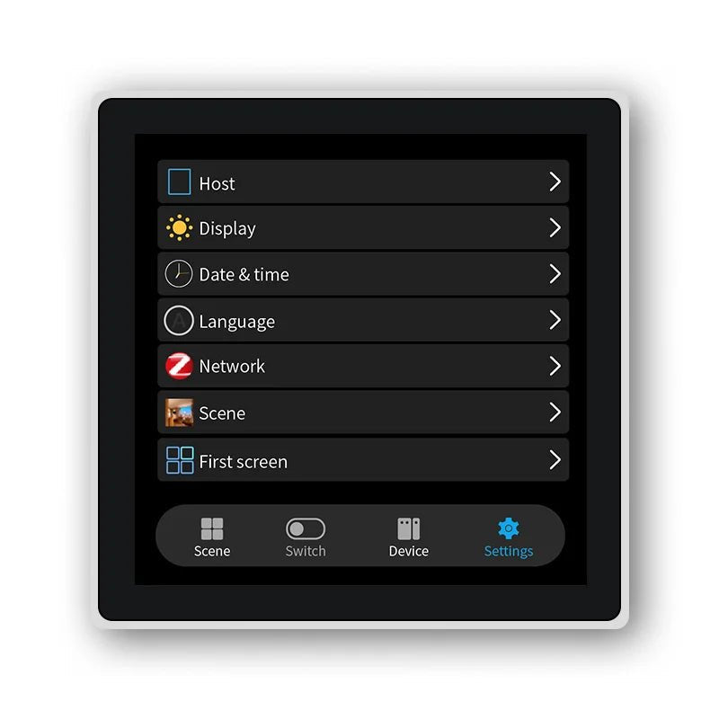 FUERS Tuya Smart Control Panel Switch Smart Home Automation System 3CH Switch Scene Panel Intelligent Home Touch Screen Zigbee - Smoothy Home