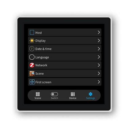 FUERS Tuya Smart Control Panel Switch Smart Home Automation System 3CH Switch Scene Panel Intelligent Home Touch Screen Zigbee - Smoothy Home