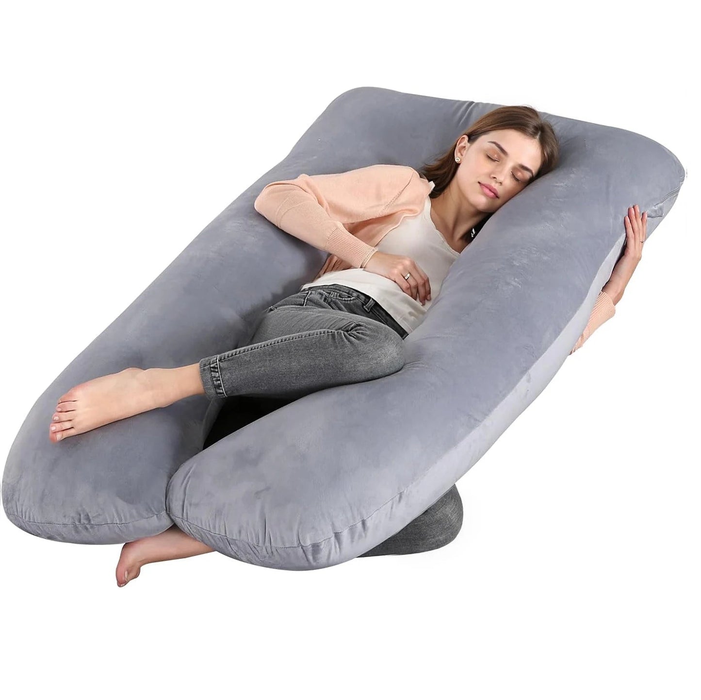 G-Shaped Full Body Pregnancy Pillow - Smoothy Home