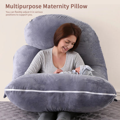 G-Shaped Full Body Pregnancy Pillow - Smoothy Home