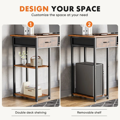 Gaming Computer Desk with Storage - Smoothy Home