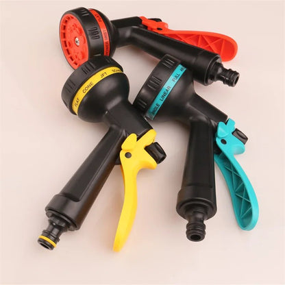 Garden Hose Nozzle 10 Function Car Wash High Pressure Water Spray Lawn Irrigation Spray Head, Vehicle Cleaning Tool Adjustable - Smoothy Home