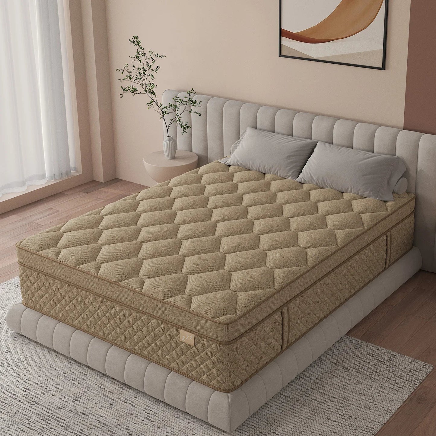 Gel Hybrid Memory Mattress - Smoothy Home