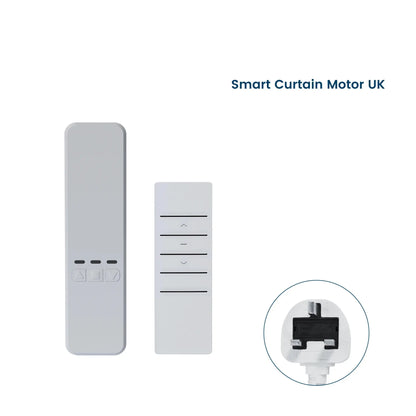 GIRIER Smart Curtain Motor WiFi Motorized Roller Shade Motor for Blinds Works with Alexa Google Home Assistant Supports Tuya APP - Smoothy Home