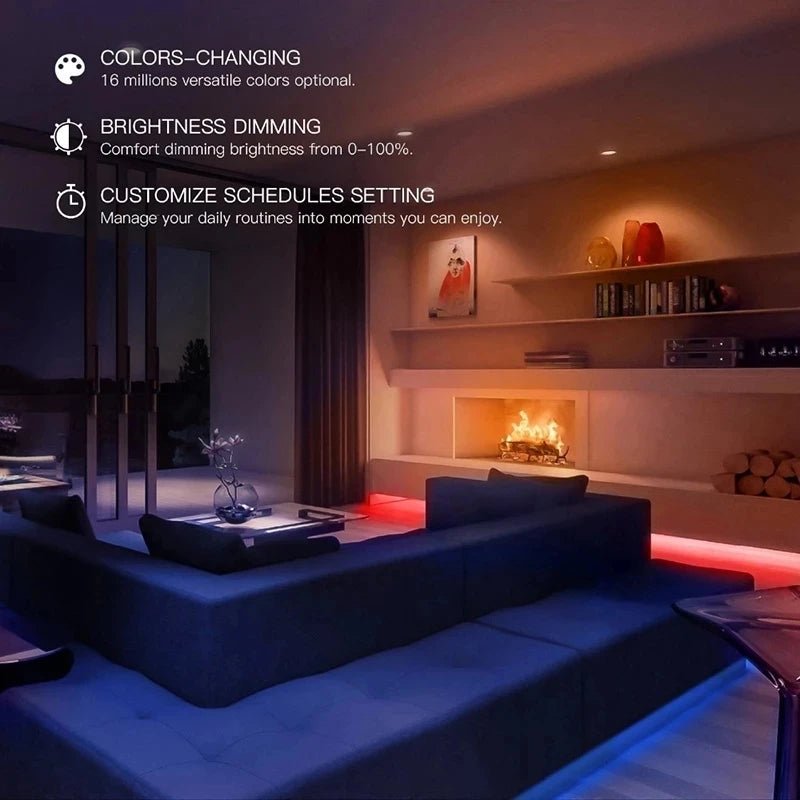 Global version Yeelight Aurora Smart Light Strip 1S RGB Colorful WiFi 2M To 10M 60 LED LightStrip For APP xiaomi mi home Homekit - Smoothy Home
