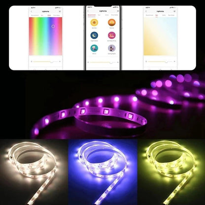 Global version Yeelight Aurora Smart Light Strip 1S RGB Colorful WiFi 2M To 10M 60 LED LightStrip For APP xiaomi mi home Homekit - Smoothy Home