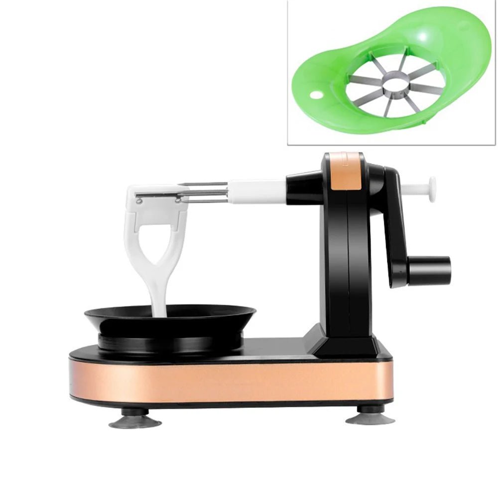Hand-cranked Apple Pear Peeler Manual Melon Fruit Peeler Potato Automatic Kitchen Multifunctional Cutter Tool With Fruit Divider - Smoothy Home