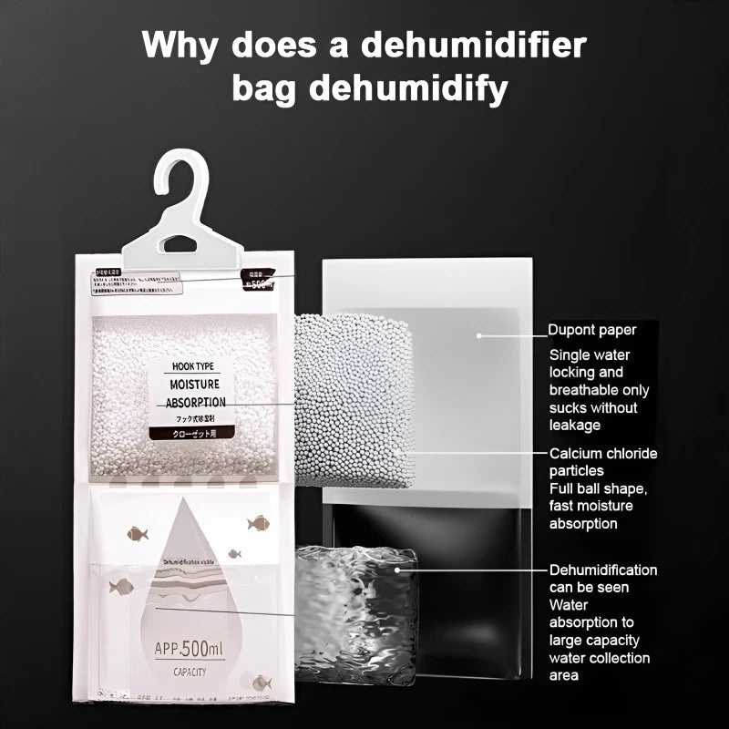 Hanging Moisture Absorber Bag - Smoothy Home