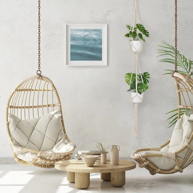 Hanging Plant Handmade Macrame Plant Hanger Flower Pot Planter Hanger Wall Decor Courtyard Garden Hanging Planter Hanging Basket - Smoothy Home
