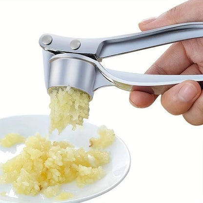 Heavy Duty Garlic Press with Studs Easy Squeeze Garlic Mincer Rust Proof Dishwasher Safe Ginger Crusher Kitchen Tool - Smoothy Home