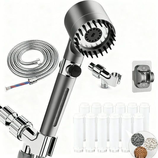 High Pressure Filtered Shower Head - Smoothy Home