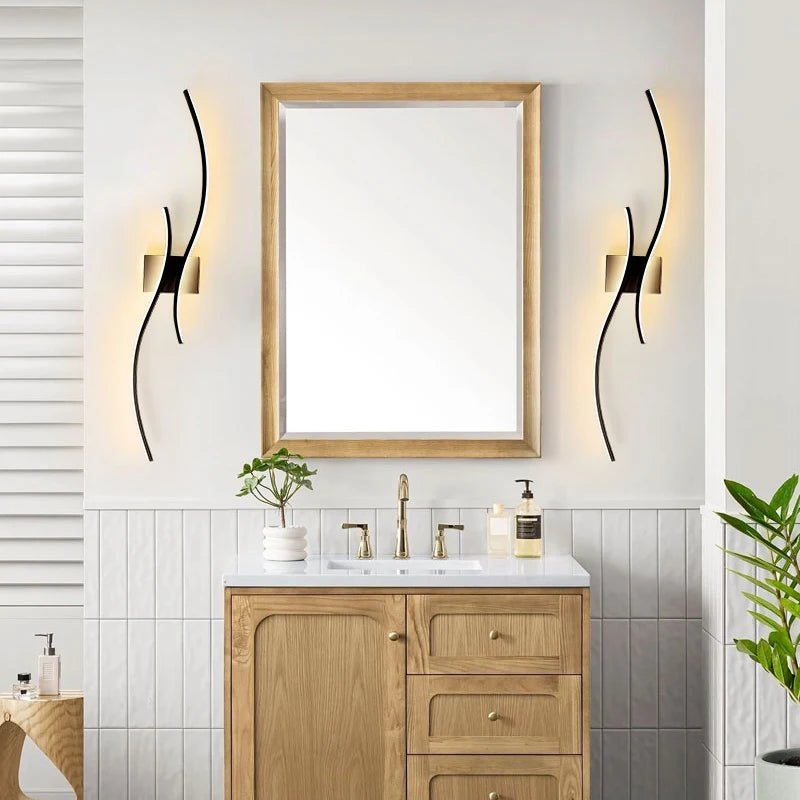 Indoor LED Wall Lamps for Bedside Bedroom Aluminum Nordic LED Wall Lights Wall Sconce Lighting Fixtures for Foyer Kitchen - Smoothy Home