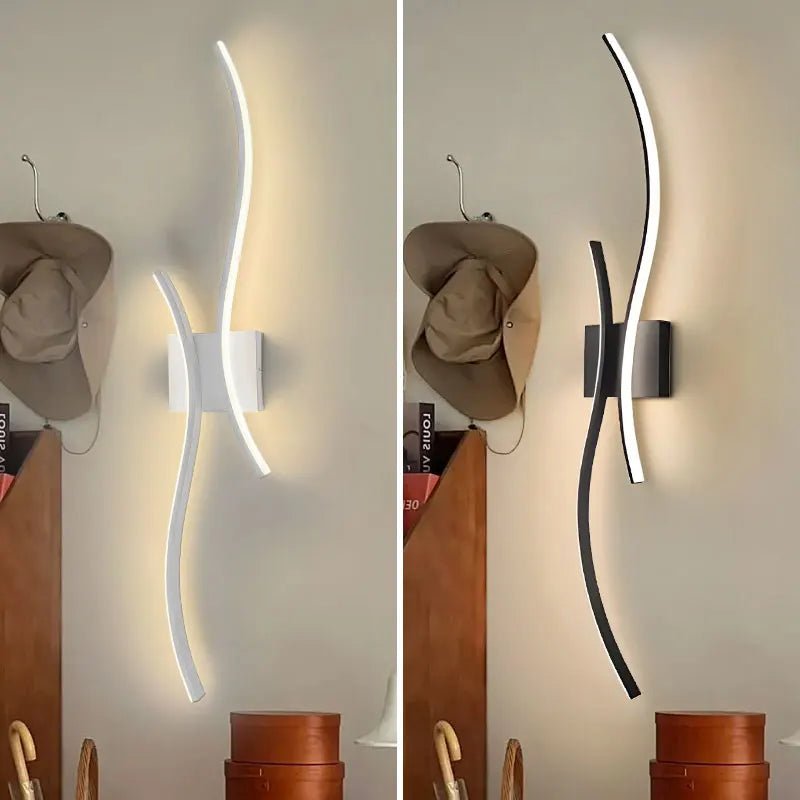 Indoor LED Wall Lamps for Bedside Bedroom Aluminum Nordic LED Wall Lights Wall Sconce Lighting Fixtures for Foyer Kitchen - Smoothy Home