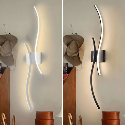 Indoor LED Wall Lamps for Bedside Bedroom Aluminum Nordic LED Wall Lights Wall Sconce Lighting Fixtures for Foyer Kitchen - Smoothy Home