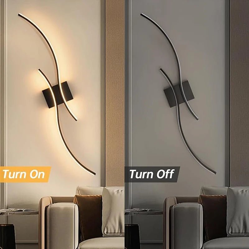Indoor LED Wall Lamps for Bedside Bedroom Aluminum Nordic LED Wall Lights Wall Sconce Lighting Fixtures for Foyer Kitchen - Smoothy Home