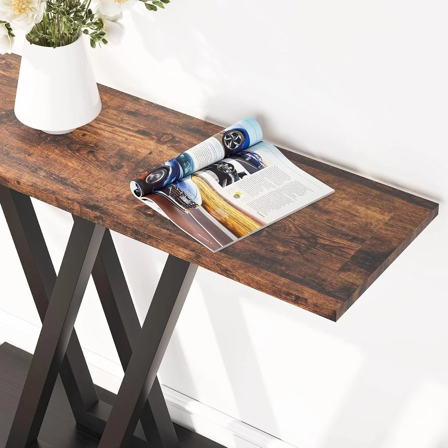 Industrial Console Entryway Table - Smoothy Home