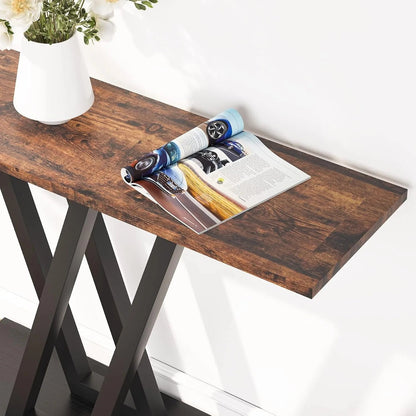 Industrial Console Entryway Table - Smoothy Home