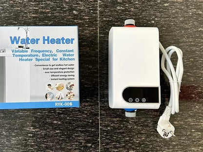 Instant Water Heater 220V5500W Portable Electric Heaters for Bathroom Hot Water Shower and Home Kitchen Heating - Smoothy Home