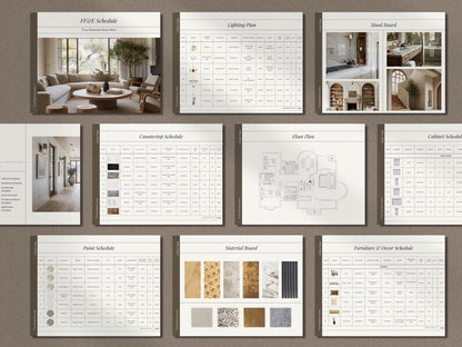 Interior Design Proposal + Presentation + FF&E Mega Bundle | Canva Editable Client Proposal Templates + E-Book - Smoothy Home