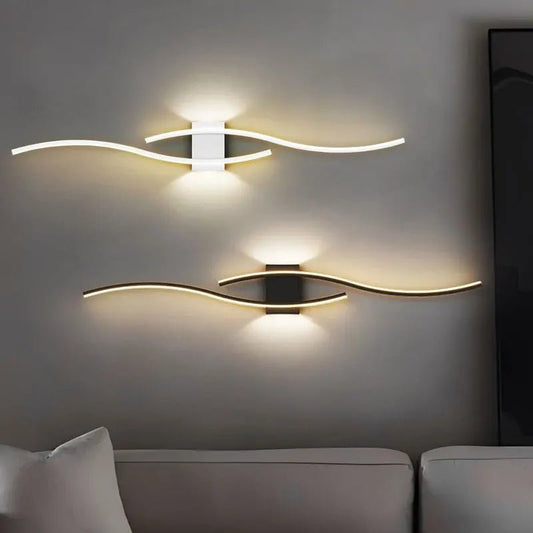 Interior LED Wall Lamps Decor for Bathroom Bedroom Nordic AC85-265V LED Wall Lights Wall Sconce Lighting for Foyer Corridor Home - Smoothy Home