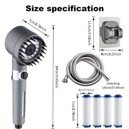 Ion Drop Filter Shower Head - Smoothy Home