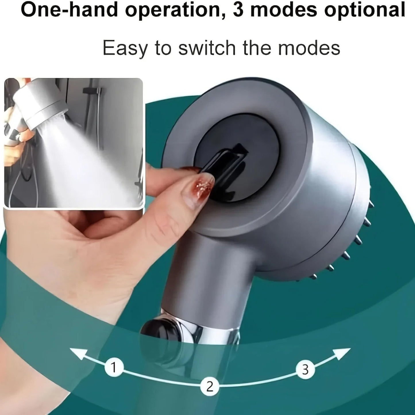 Ion Drop Filter Shower Head - Smoothy Home