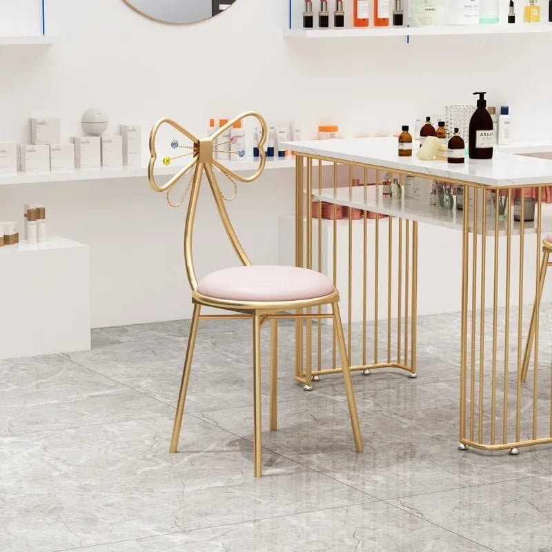Italian simple girl bedroom dresser stool butterfly back chair ins makeup stool wholesale butterfly chair - Smoothy Home