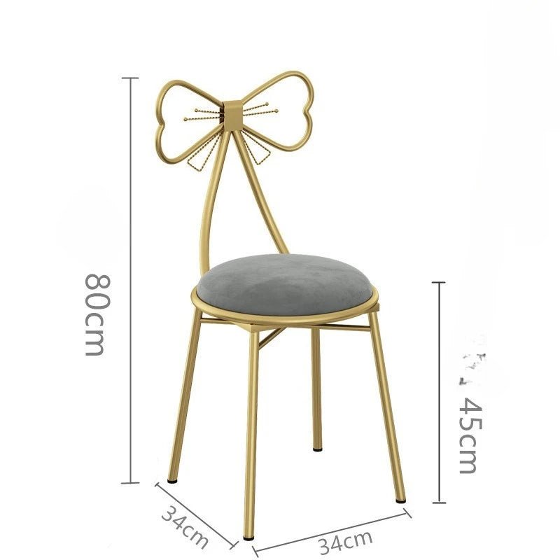 Italian simple girl bedroom dresser stool butterfly back chair ins makeup stool wholesale butterfly chair - Smoothy Home