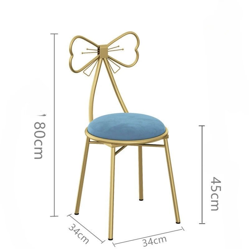 Italian simple girl bedroom dresser stool butterfly back chair ins makeup stool wholesale butterfly chair - Smoothy Home