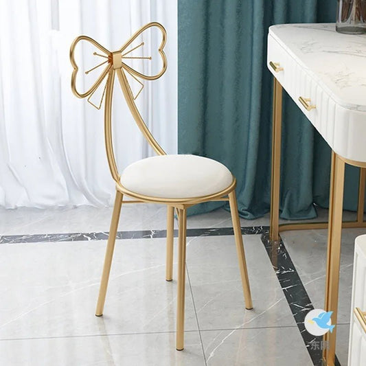 Italian simple girl bedroom dresser stool butterfly back chair ins makeup stool wholesale butterfly chair - Smoothy Home