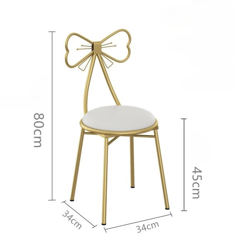 Italian simple girl bedroom dresser stool butterfly back chair ins makeup stool wholesale butterfly chair - Smoothy Home
