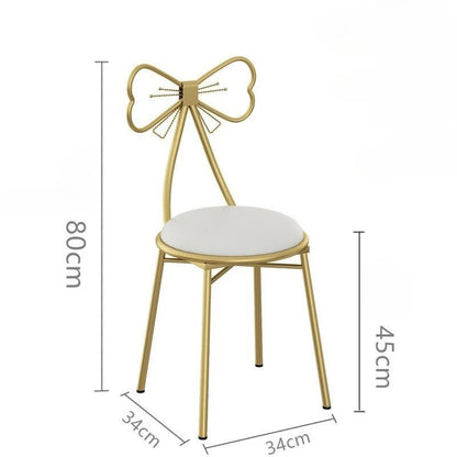 Italian simple girl bedroom dresser stool butterfly back chair ins makeup stool wholesale butterfly chair - Smoothy Home