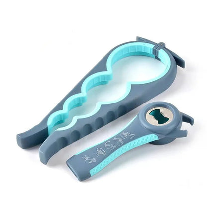 Jar Opener for Weak Hands Seniors with Arthritis Multi Function Bottle Opener Lid Non Slip Rubber Gripper Pad beer kitchen tools - Smoothy Home