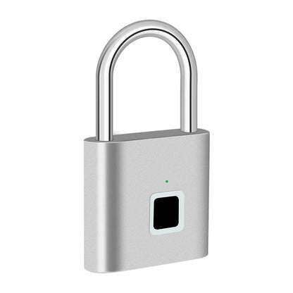 KERUI Fingerprint Lock Keyless USB Charging Smart Padlock Waterproof Door Lock 0.2sec Unlock Portable Anti-theft Padlock Zinc - Smoothy Home