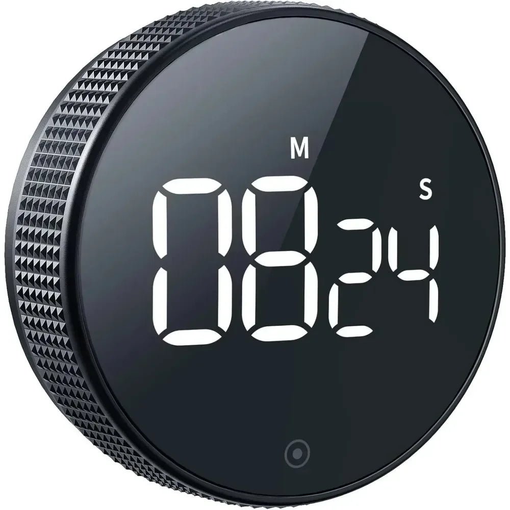 Kitchen Timer Digital Countdown Magnetic Egg Timer for Cooking with Constant Light Function for classrooms Quiet for Kids Adults - Smoothy Home