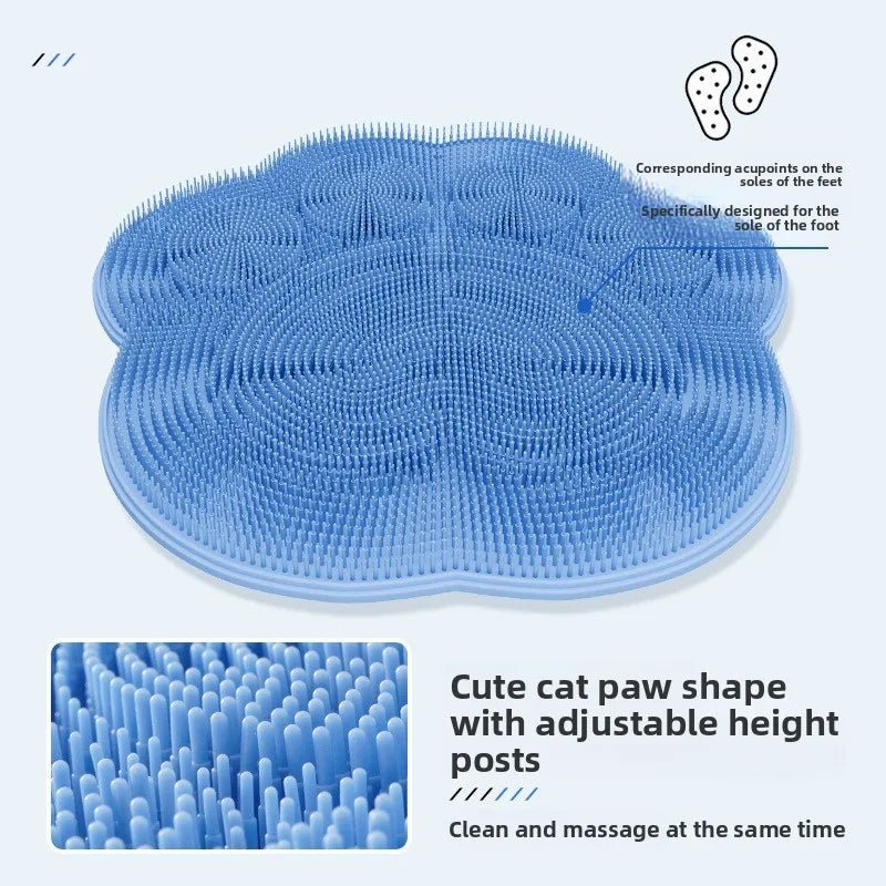 Lazy Non-Slip Foot Scrubbing Mat - Smoothy Home