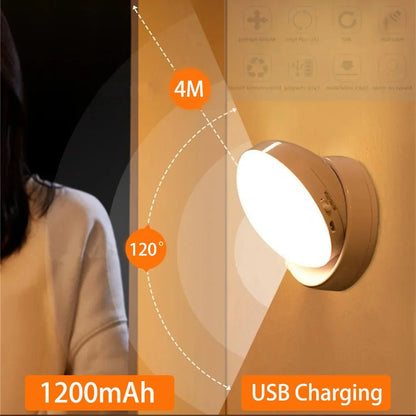 LED Night Light USB Charging Intelligent Human Induction For Bedside Cabinet Home Wardrobe Lighting Motion Sensor Light led Lamp - Smoothy Home