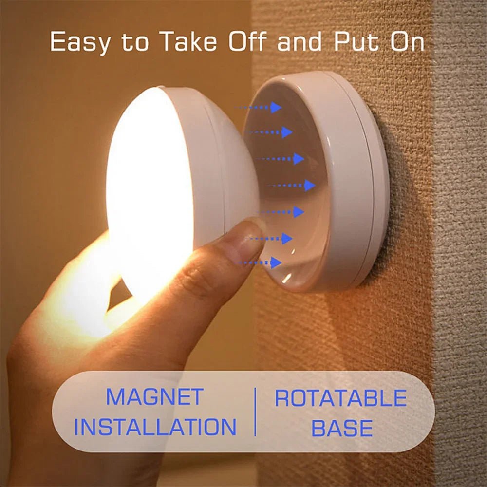 LED Night Light USB Charging Intelligent Human Induction For Bedside Cabinet Home Wardrobe Lighting Motion Sensor Light led Lamp - Smoothy Home
