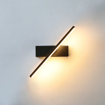 LED Wall Light Bedroom Beside Wall Lamp 330° Rotatable Adjustment Of Lighting Angle Length 30cm/40cm/50cm Aluminum And Iron - Smoothy Home