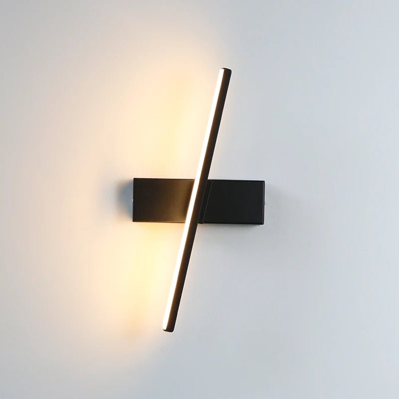 LED Wall Light Bedroom Beside Wall Lamp 330° Rotatable Adjustment Of Lighting Angle Length 30cm/40cm/50cm Aluminum And Iron - Smoothy Home