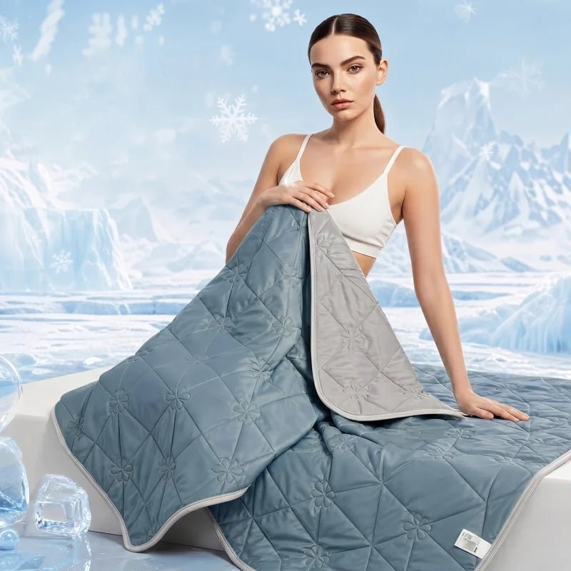 Lightweight Ribbed Summer Quilt - Smoothy Home