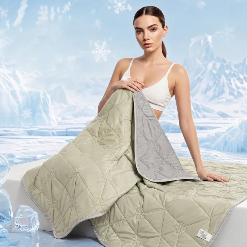 Lightweight Ribbed Summer Quilt - Smoothy Home